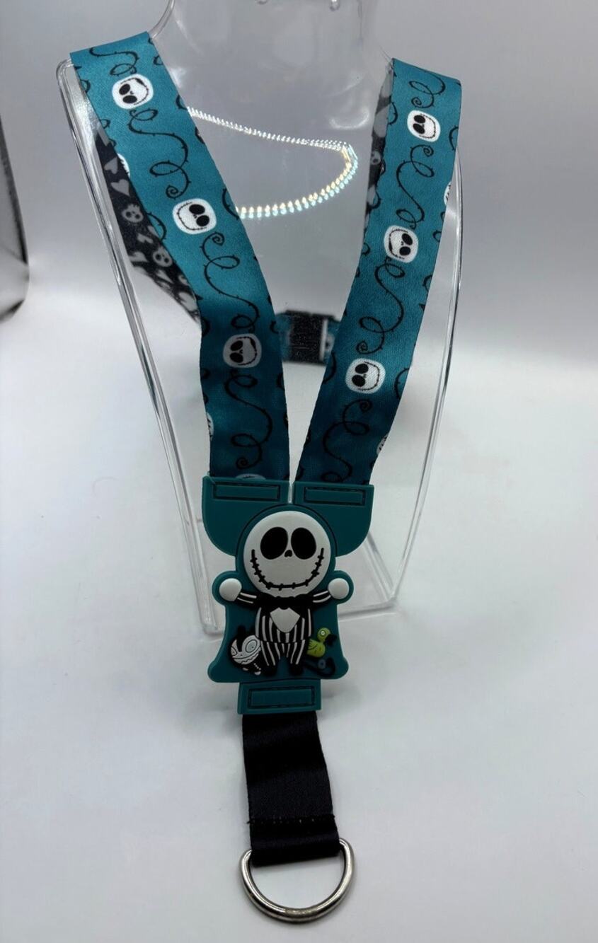 Disney Monsters Inc Sulley Mike Blue Black Pin Trading Lanyard
